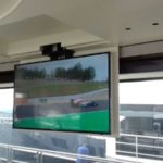 Sistema di movimentazione tv per installazione a scomparsa nel soffitto