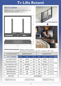 tv lifts rotanti Sea & Symphony TS series