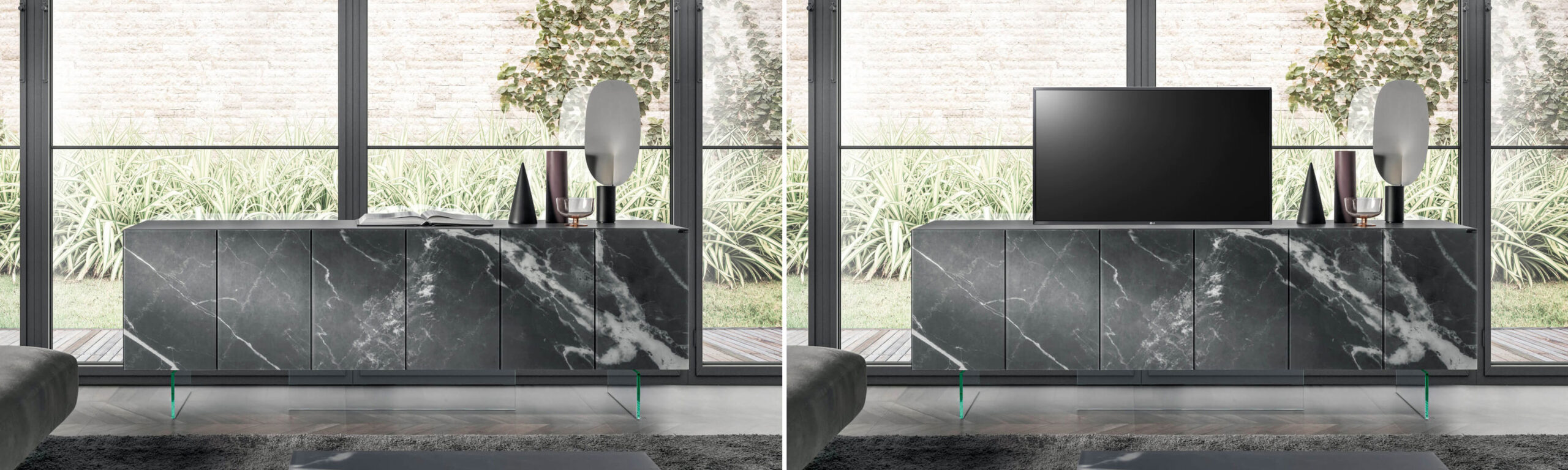 Come nascondere un tv all’interno di un mobile di dimensioni ridotte